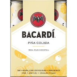 BACARDI PINA COLADA 4 PACK - PEECEE Liquor