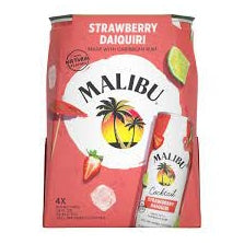 MALIBU STRAWBERRY DAIQUIRI 4 PACK CAN - PEECEE Liquor