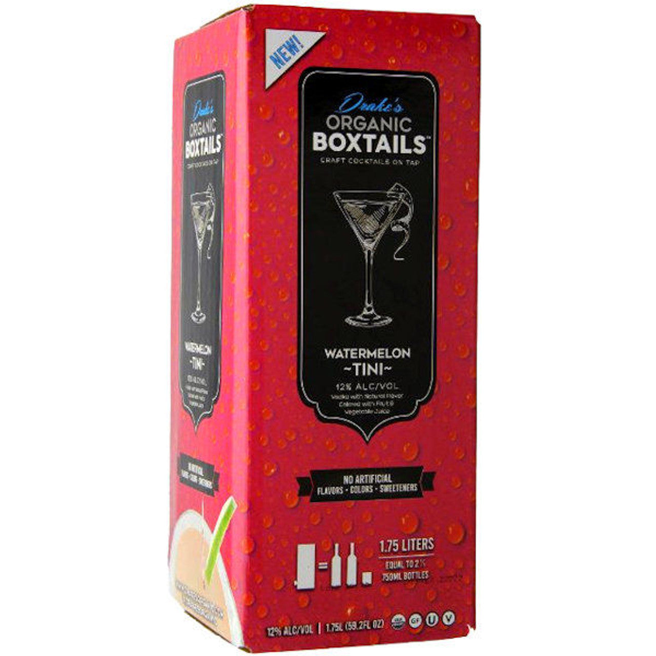 Drake's Organic Boxtails Watermelon Tini 1.75L - PEECEE Liquor