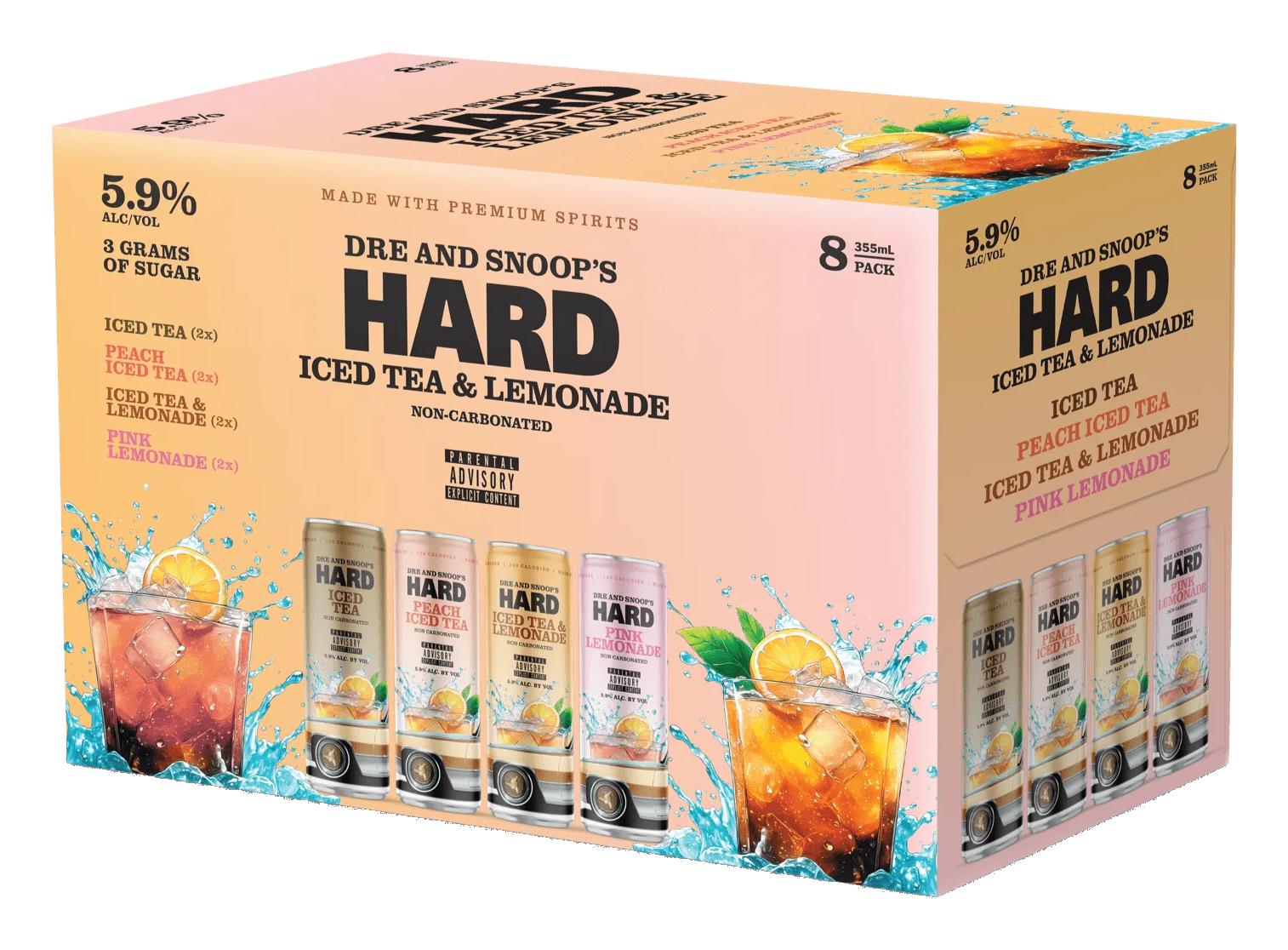 Dre & Snoops Hard Iced Tea & Lemonade 8 Pack