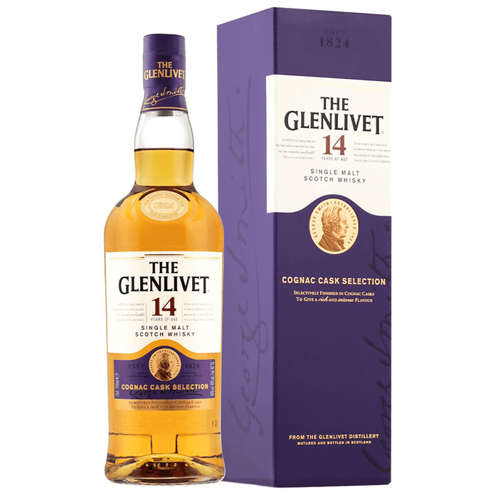 GLENLIVET 14 YEARS OLD SINGLE MALT WHISKEY 750ML - PEECEE Liquor