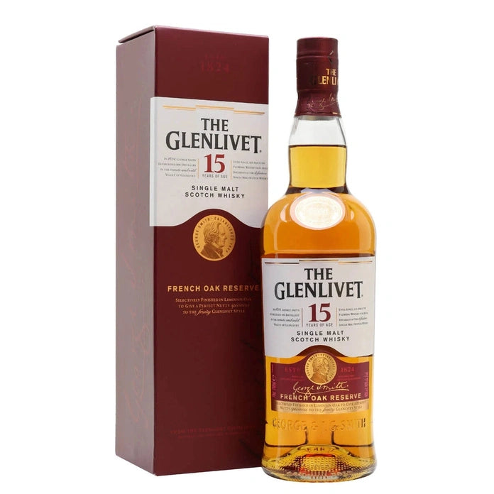 GLENLIVET 15 YEARS OLD FRENCH OAK RESERVE 750ML - PEECEE Liquor