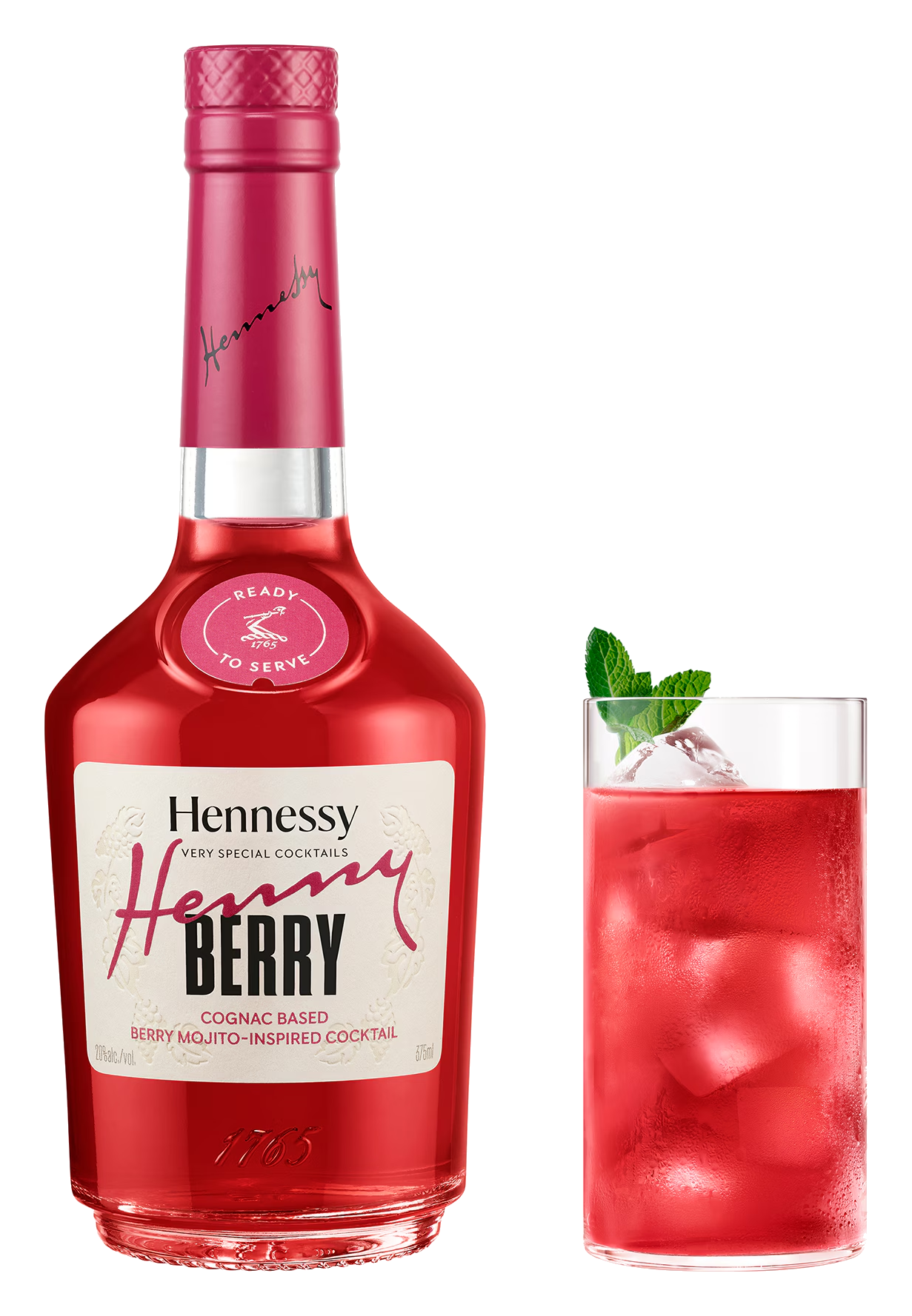 Hennessy Berry Mojito Inspired Cocktail 375ml