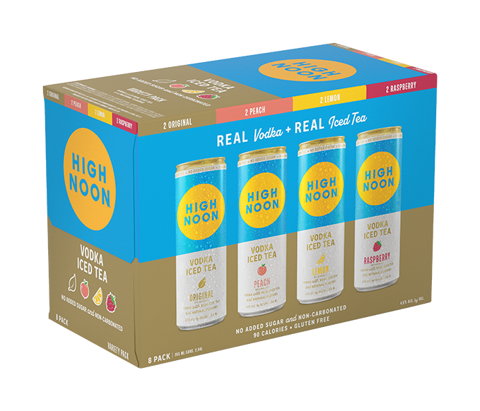 High Noon Iced Tea Variety 8 PACK 12oz Can