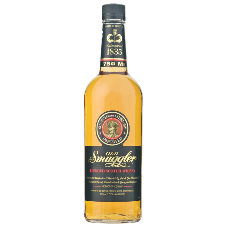 OLD SMUGGLER BLENDED SCOTCH WHISKEY 750ML - PEECEE Liquor