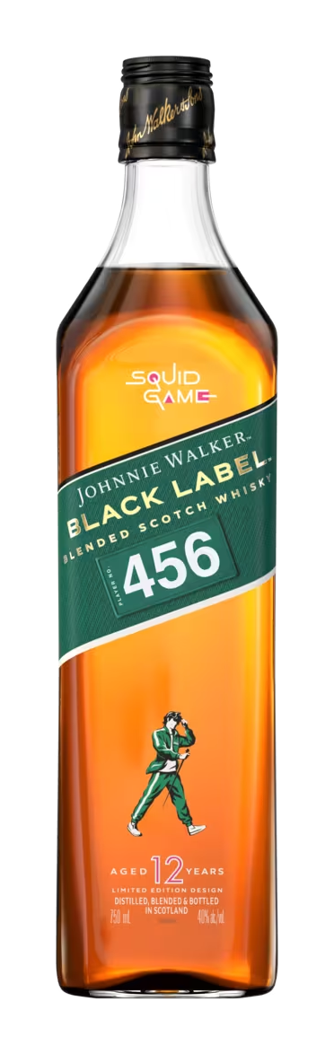 JOHNNIE WALKER BLACK LABEL SCOTCH WHISKEY 750ML (Limited Edition Squid Game)