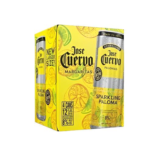 JOSE CUERVO AUTHENTIC SPARKLING PALOMA 4 PACK - PEECEE Liquor