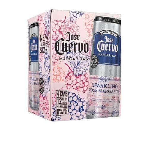 JOSE CUERVO SPARKLING ROSE MARGARITA 4 PACK - PEECEE Liquor