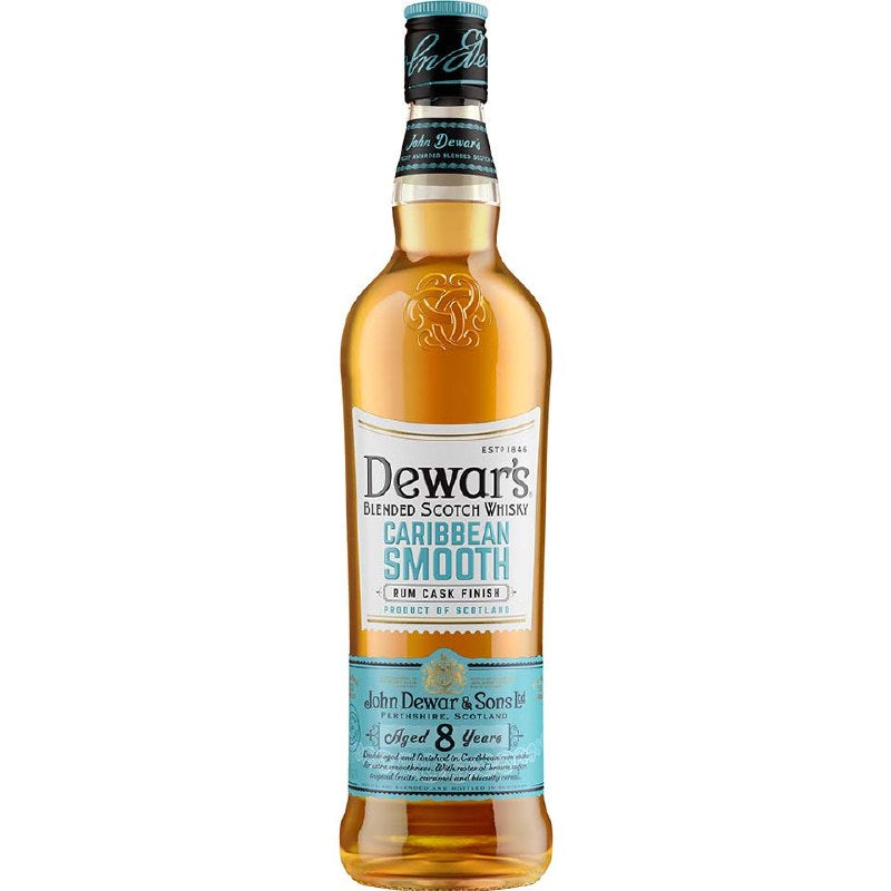 DEWARS CARIBBEAN SMOOTH 8 YEARS OLD 750ML - PEECEE Liquor