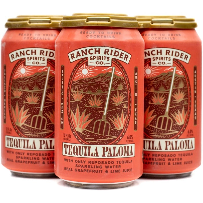 RANCH RIDER TEQUILA PALOMA 4 PACK - PEECEE Liquor