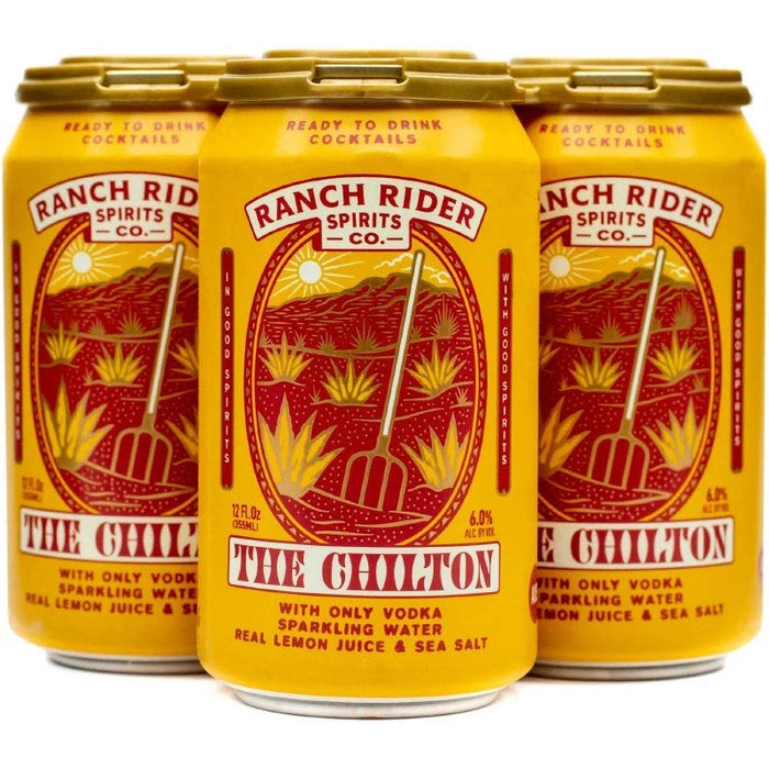 RANCH RIDER THE CHILTON VODKA COCKTAIL 4 PACK - PEECEE Liquor