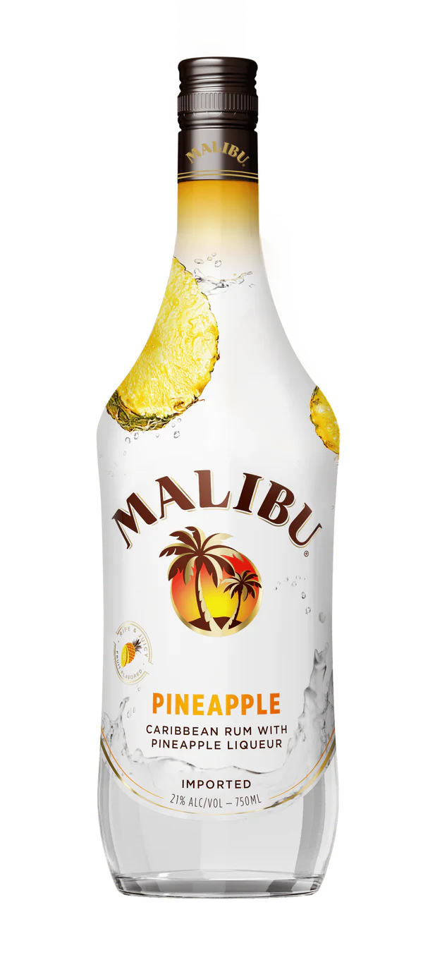 MALIBU PINEAPPLE 750ML - PEECEE Liquor