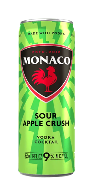 Monaco Cocktails Sour Apple Crush 355ML