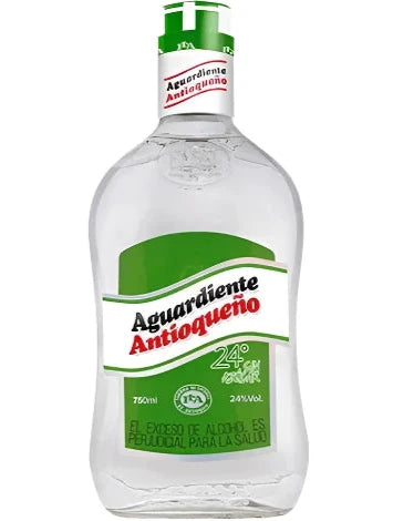 AQUARDIENTE ANTIOQUENO GREEN SIN AZUCAR 750ML - PEECEE Liquor