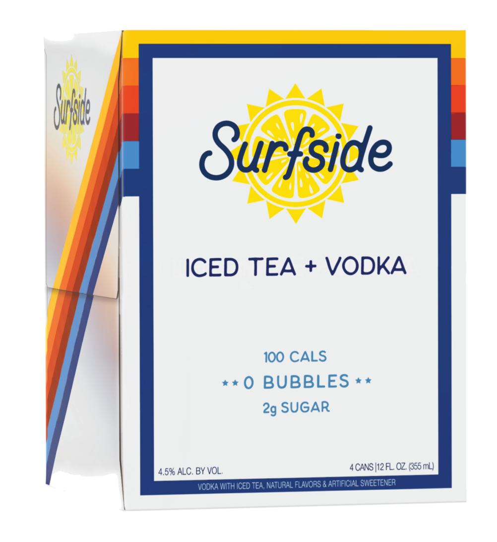 Surfside Ice Tea Vodka 12oz 4 Pack