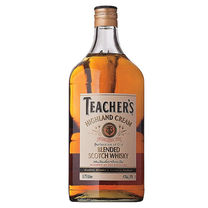 TEACHERS HIGHLAND CREAM SCOTCH WHISKEY 1.75L - PEECEE Liquor