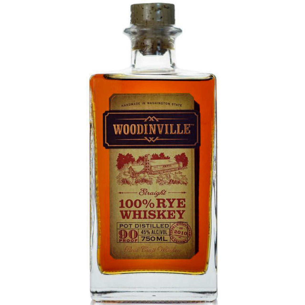 WOODINVILLE STRAIGHT RYE BOURBON WHISKEY 750ML - PEECEE Liquor